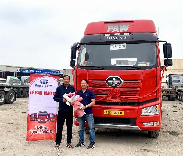 BÀN GIAO XE THÁNG 2 TỪ MỘT SỐ ĐẠI LÝ CỦA FAW TRUCKS VIỆT NAM