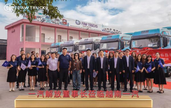CHÀO MỪNG CHỦ TỊCH FAW TRUCKS CÙNG LÃNH ĐẠO CẤP CAO ĐẾN THĂM VÀ CHỈ ĐẠO CÔNG VIỆC TẠI VIỆT NAM